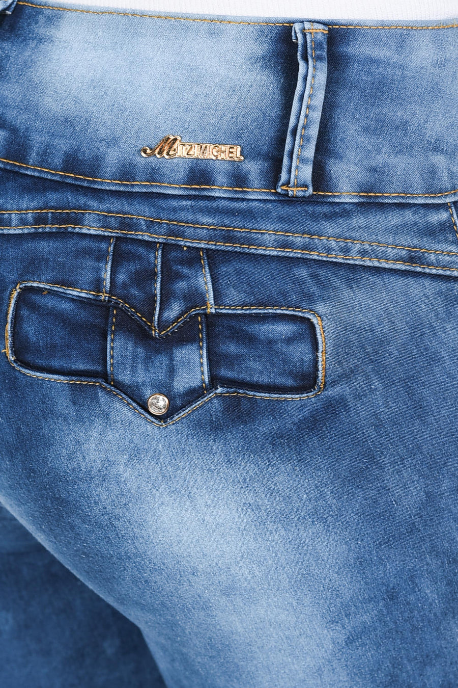 M.Michel Women's Jeans Colombian Design, Butt Lift, Levanta Cola, Push Up, Skinny - Style YC081