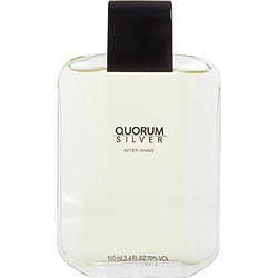 Quorum Silver By Antonio Puig Aftershave 3.4 Oz (unboxed)