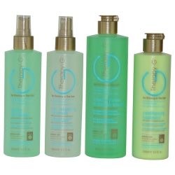 Set-therapy- G 4-step System Kit For Chemically Treated Hair-with Antioxidant Shampoo 12 Oz & Follicle Stimulator 8.5 Oz, Conditioning Treatment 8.5 Oz & Hair Volumizing Treatment 8.5 Oz--90 Day Supply
