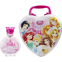 Disney Princess By Disney Edt Spray 3.4 Oz & Metal Lunch Box