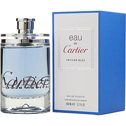 Eau De Cartier Vetiver Bleu By Cartier Edt Spray 3.3 Oz