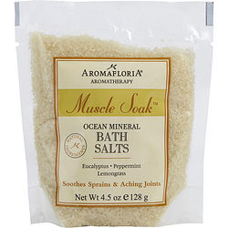 Aromafloria Ocean Mineral Bath Salt Packet 4.5 Oz Eucalyptus, Peppermint, And Lemongrass By Aromafloria