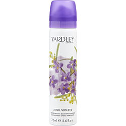 Yardley By Yardley April Violets Body Spray 2.6 Oz (new Packaging)