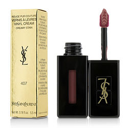 Yves Saint Laurent Rouge Pur Couture Vernis A Levres Vinyl Cream Creamy Stain - # 407 Carmin Session --5.5ml/0.18oz By Yves Saint Laurent