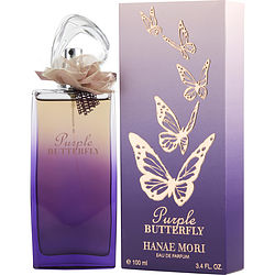 Hanae Mori Purple Butterfly By Hanae Mori Eau De Parfum Spray 3.4 Oz