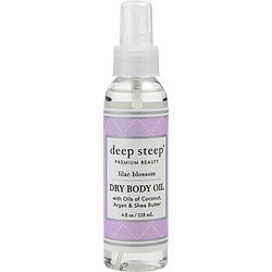 Deep Steep Lilac Blossom Dry Body Oil 4 Oz By Deep Steep