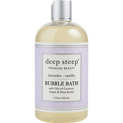 Deep Steep Lavender Vanilla Bubble Bath 17 Oz By Deep Steep