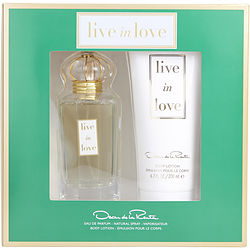Oscar De La Renta Live In Love By Oscar De La Renta Eau De Parfum Spray 3.4 Oz & Body Lotion 6.7 Oz