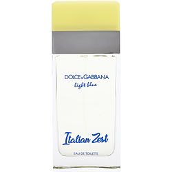 D & G Light Blue Italian Zest By Dolce & Gabbana Edt Spray 3.3 Oz *tester