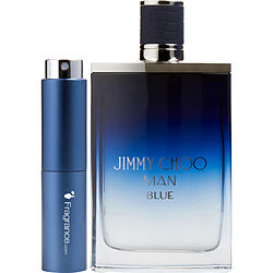 Jimmy Choo Blue By Jimmy Choo Edt Spray .27 Oz (travel Spray)
