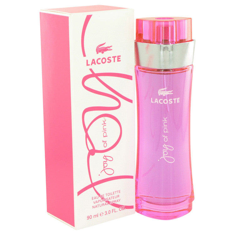 Joy Of Pink by Lacoste Eau De Toilette Spray 3 oz for Women