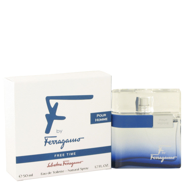 F Free Time by Salvatore Ferragamo Eau De Toilette Spray 1.7 oz for Men