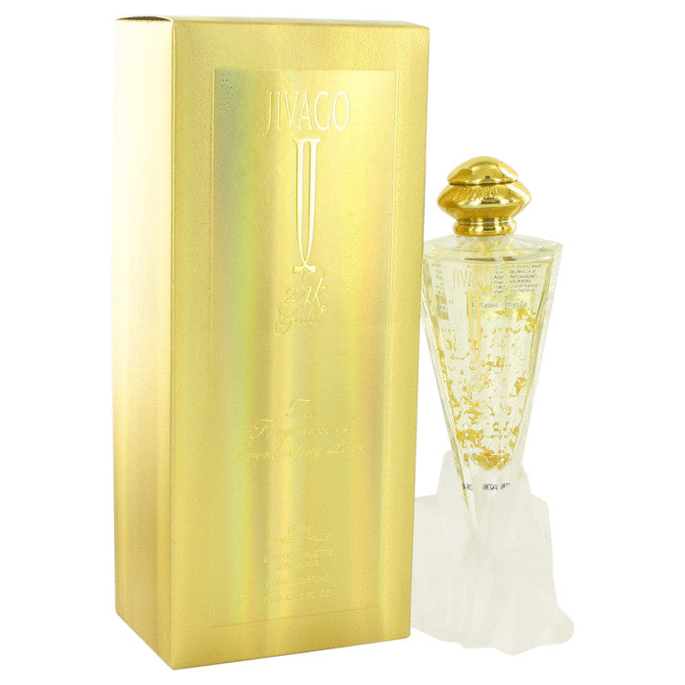 Jivago 24k Gold by Ilana Jivago Eau De Toilette Spray 2.5 oz for Women