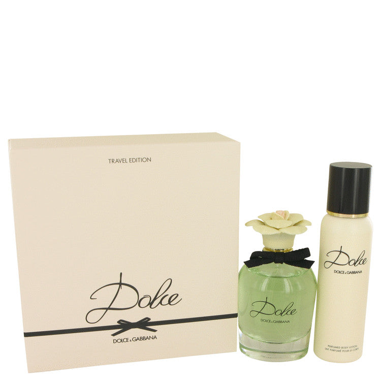 Dolce by Dolce & Gabbana Gift Set -- 2.5 oz Eau De Parfum Spray + 3.3 oz Body Lotion for Women
