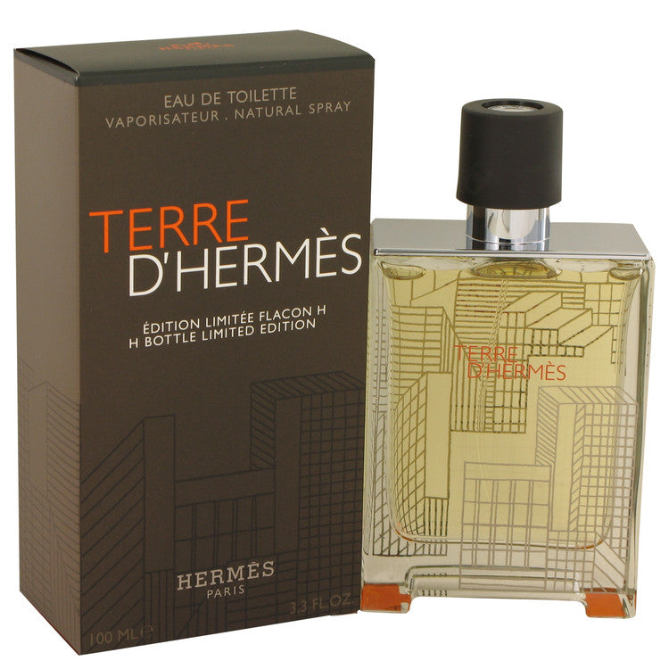 Terre D'Hermes by Hermes Eau De Toilette Spray (Limited Edition Packaging and bottle) 3.3 oz for Men