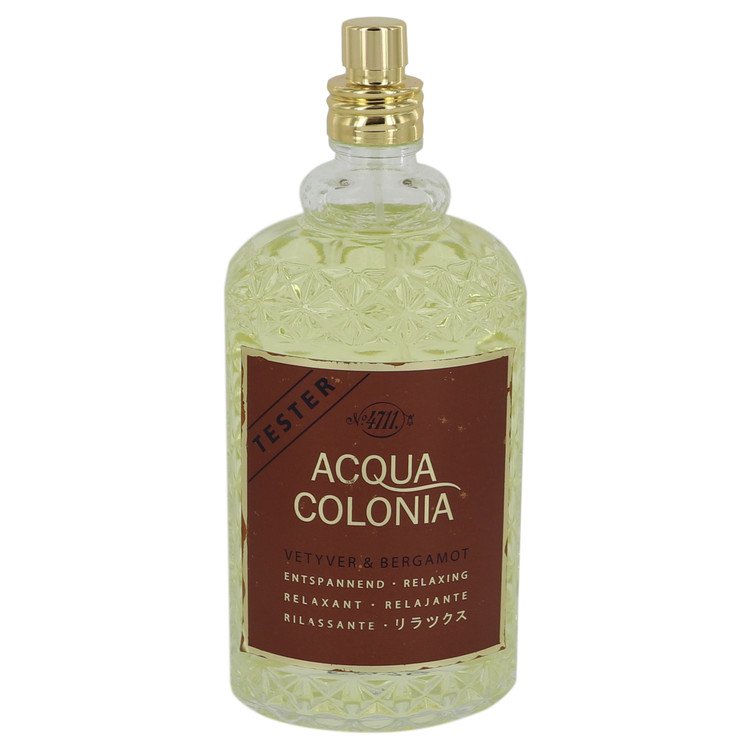 4711 Acqua Colonia Vetyver & Bergamot by Maurer & Wirtz Eau De Cologne Spray (Unisex Tester) 5.7 oz for Women
