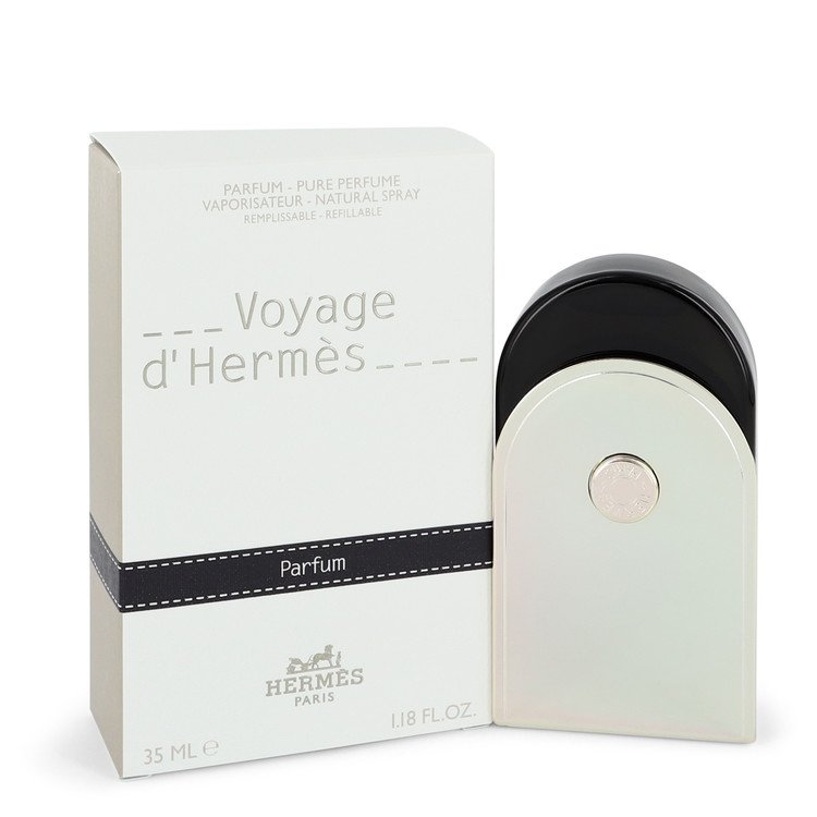 Voyage D'Hermes by Hermes Pure Perfume Spray Refillable  (Unisex) 1.18 oz for Women