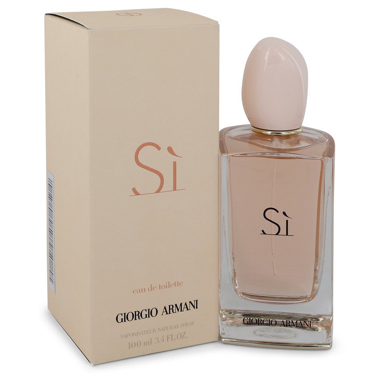 Armani Si by Giorgio Armani Eau De Toilette Spray 3.4 oz for Women