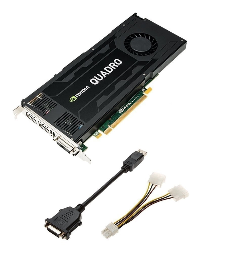 4GB Lenovo nVIDIA Quadro K4200 DVI 2x DisplayPort PCI Express 2.0 x16 Video Card 4X60G69026