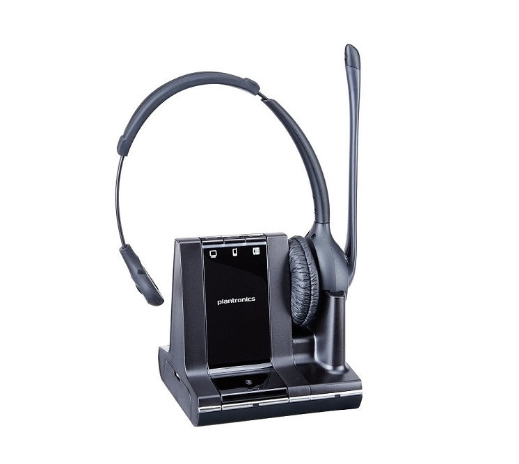 Plantronics Savi W710 Headset Mono Wireless Dect Over-the-head Semi-Open Noise Cancelling 83545-01 - (Used Like New)