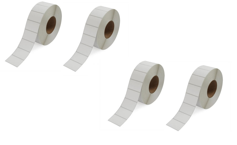 Zebra Z-Perform 2000T 2.5x1.25 TT Paper Label Pack of 4 10022943