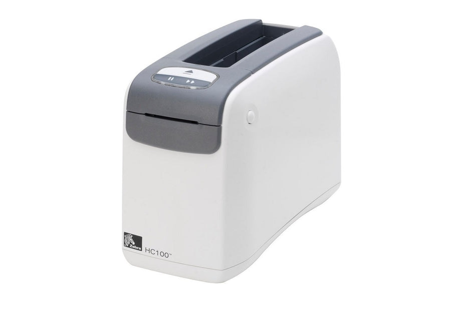 Zebra HC100 Wristband Thermal USB Serial BarCode Label Printer HC100-3001-1000 - (Used Like New)