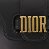 Leather Mini Shoulder Strap Bag - Black