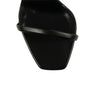 Leather Opyum YSL Heel Sandals - Black
