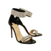 'Priyadora' 100mm Sandals Heels - Black