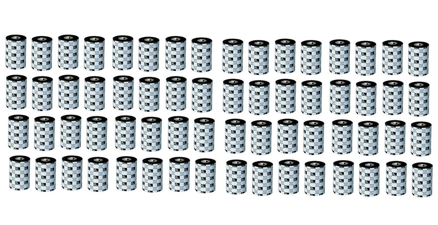 Zebra Black Thermal Transfer Ribbon 4.33x244 48-Rolls 48-Pack 06200GS11007