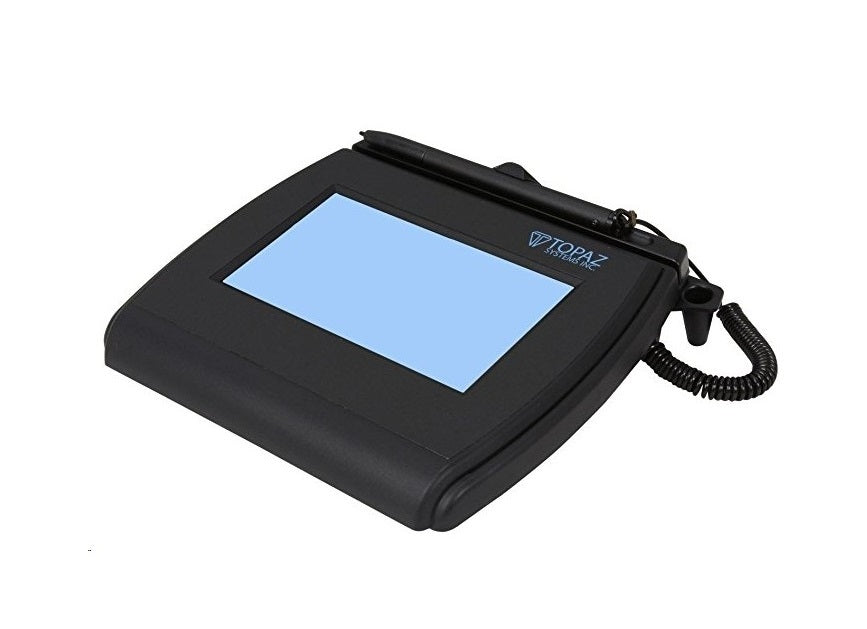 Topaz Siglite 4x3 LCD Signature Terminal Wireless Wi-Fi T-LBK750SE-WFB1-R - (Used Like New)