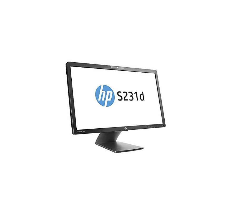 23 HP Elitedisplay S231d FullHD 1080p 1920x1080 VGA USB RJ45 DisplayPort WebCam Microphone LED LCD Monitor F3J72A8#ABA - (Used Like New)