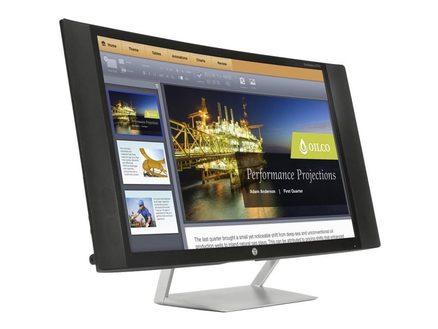 27 HP Business S270c 1920x1080 HDMI MHL VGA LED LCD Curved Monitor K1M38AA#ABA