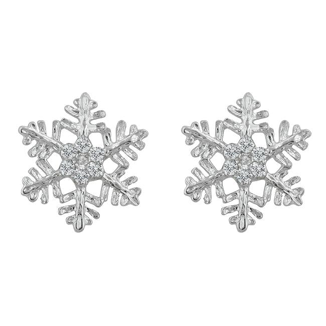 Snowflake Stud Earrings