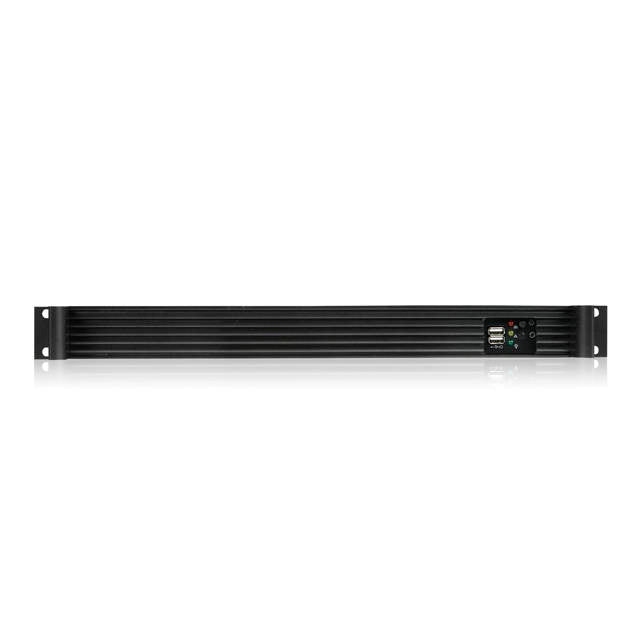 iStarUSA D Value D-118V2-ITX No PS 1U Rackmount mini-ITX Server Chassis (Black)