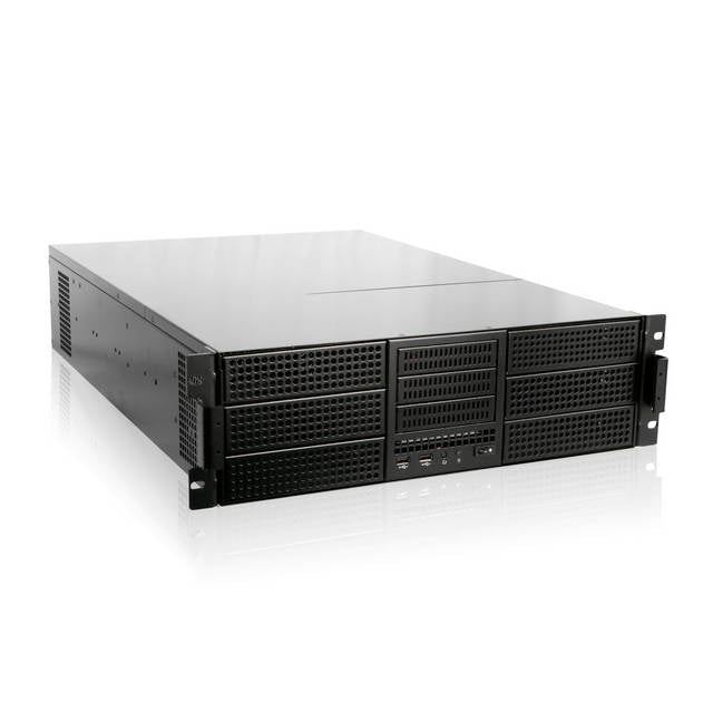 iStarUSA E Storm E-306L No PS 3U Rackmount Server Chassis(Black)