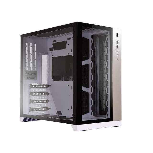 Lian Li PC-O11 Dynamic PC-O11DW No Power Supply ATX Mid Tower (White)