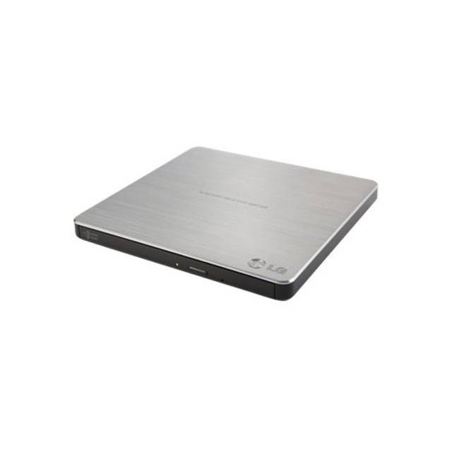 LG Electronics GP60NS50 8X USB 2.0 Ultra Slim Portable DVD±RW External Drive w/ M-DISC Support, Retail (Silver)