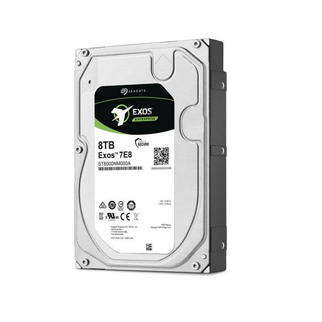 Seagate Enterprise Capacity ST8000NM000A 8TB 7200RPM SATA 6.0GB/s 256MB Enterprise Hard Drive (3.5 inch, Exos 7E8 HDD 512e SATA)
