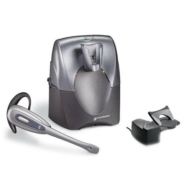 Plantronics CS55 Wireless DECT Headset System w/ Microphone & HL10 Lifter