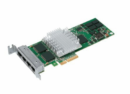 Intel EXPI9404PTL PRO/1000 PT Quad Port Low Profile Server Adapter, Retail