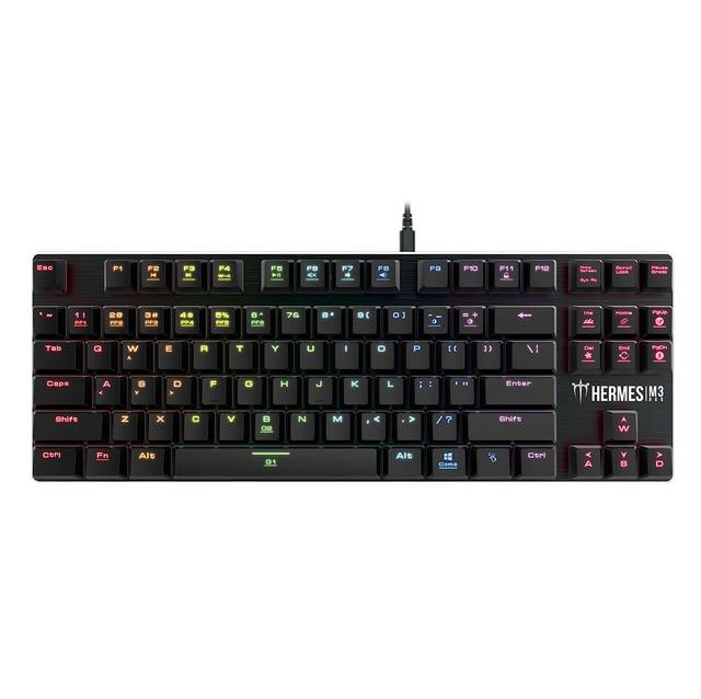 Gamdias GD-HERMES M3 BROWN Wired USB RGB Mechanical Gaming Keyboard