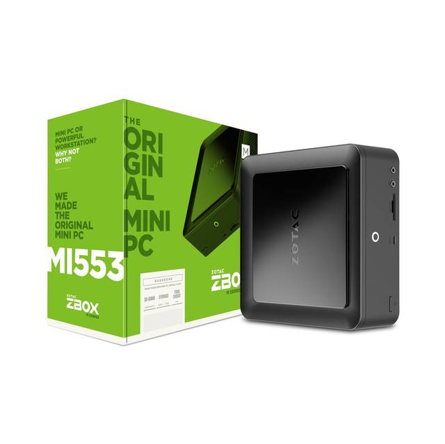 ZOTAC ZBOX-MI553-U Intel Core i5-7300HQ 2.5GHz/ DDR4/ WiFi/ A&V&GbE/ Mini PC Barebone System