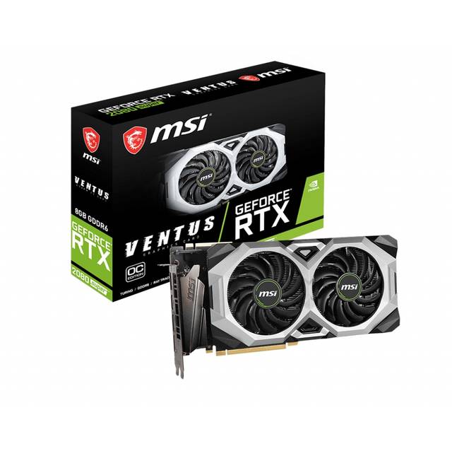 MSI G2080SVXC NVIDIA GeForce RTX 2080 SUPER VENTUS XS OC 8GB GDDR6 HDMI/3DisplayPort PCI-Express Video Card
