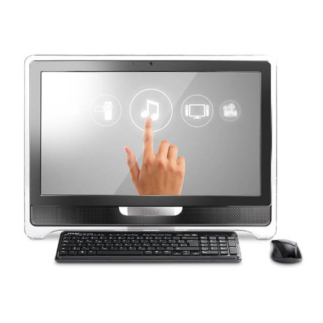 MSI Wind Top AE2240-027US 21.5 inch All-in-one Multi-Touch Screen Core i3-380 2.53GHz/ 4GB DDR3/ 640GB HDD/ DVD±RW/ W7HP Desktop PC (Black)