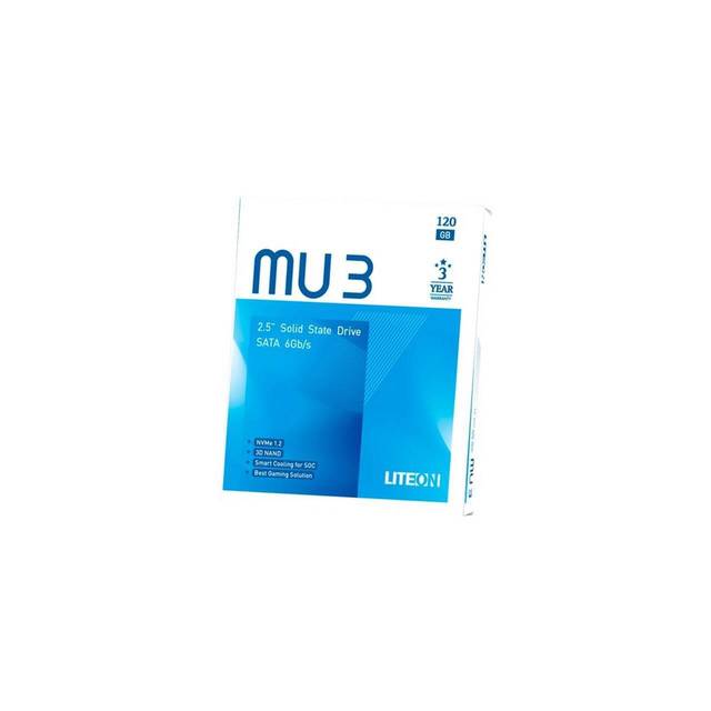 Lite-on MU 3 Series 120GB 2.5 inch SATA3 Solid State Drive (3D TLC)
