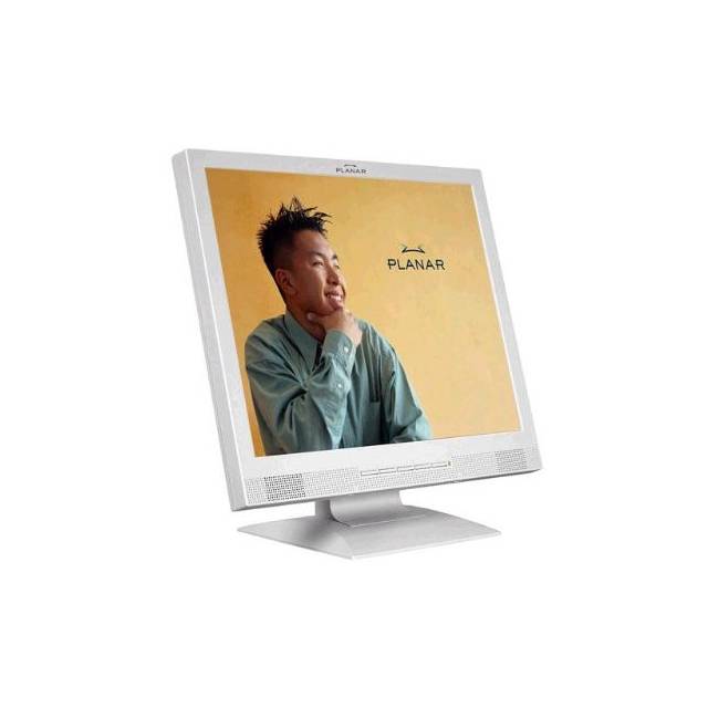 Planar PL1700M-WH 17 inch 800:1 5ms VGA LCD Monitor, w/ Speakers (White)