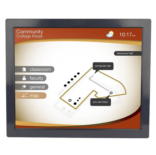Planar LA1950RTR 19 inch 800:1 5ms USB Touchscreen LCD Monitor (Black)