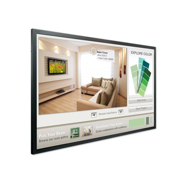 Planar PS5560T 55 inch 4,000:1 6.5ms VGA/DVI/HDMI/DisplayPort Touchscreen LED LCD Monitor, w/ Speakers (Black)