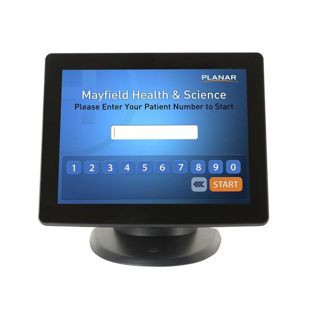 Planar PT1985P 19 inch 800:1 5ms DVI/USB Touchscreen LCD Monitor (Black), w/ Speakers